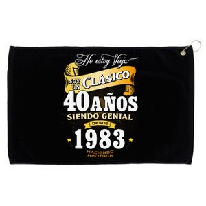 40th Birthday Gift For In Spanish Regalo Cumpleanos 40 Grommeted Golf Towel