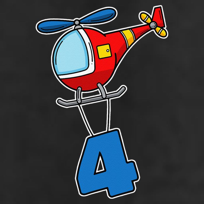 4th Birthday Gift For A I Funny Helicopters 11oz C Handle Ceramic Mug