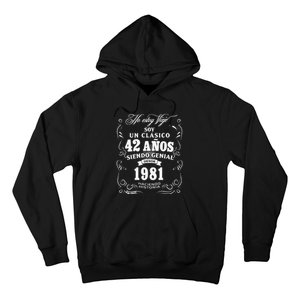 42nd Birthday Gift For In Spanish Regalo Cumpleanos 42 Hoodie