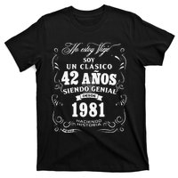 42nd Birthday Gift For In Spanish Regalo Cumpleanos 42 T-Shirt