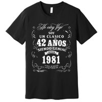 42nd Birthday Gift For In Spanish Regalo Cumpleanos 42 Premium T-Shirt