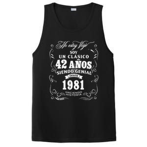 42nd Birthday Gift For In Spanish Regalo Cumpleanos 42 PosiCharge Competitor Tank