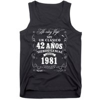 42nd Birthday Gift For In Spanish Regalo Cumpleanos 42 Tank Top