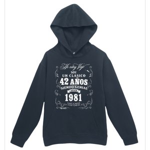 42nd Birthday Gift For In Spanish Regalo Cumpleanos 42 Urban Pullover Hoodie