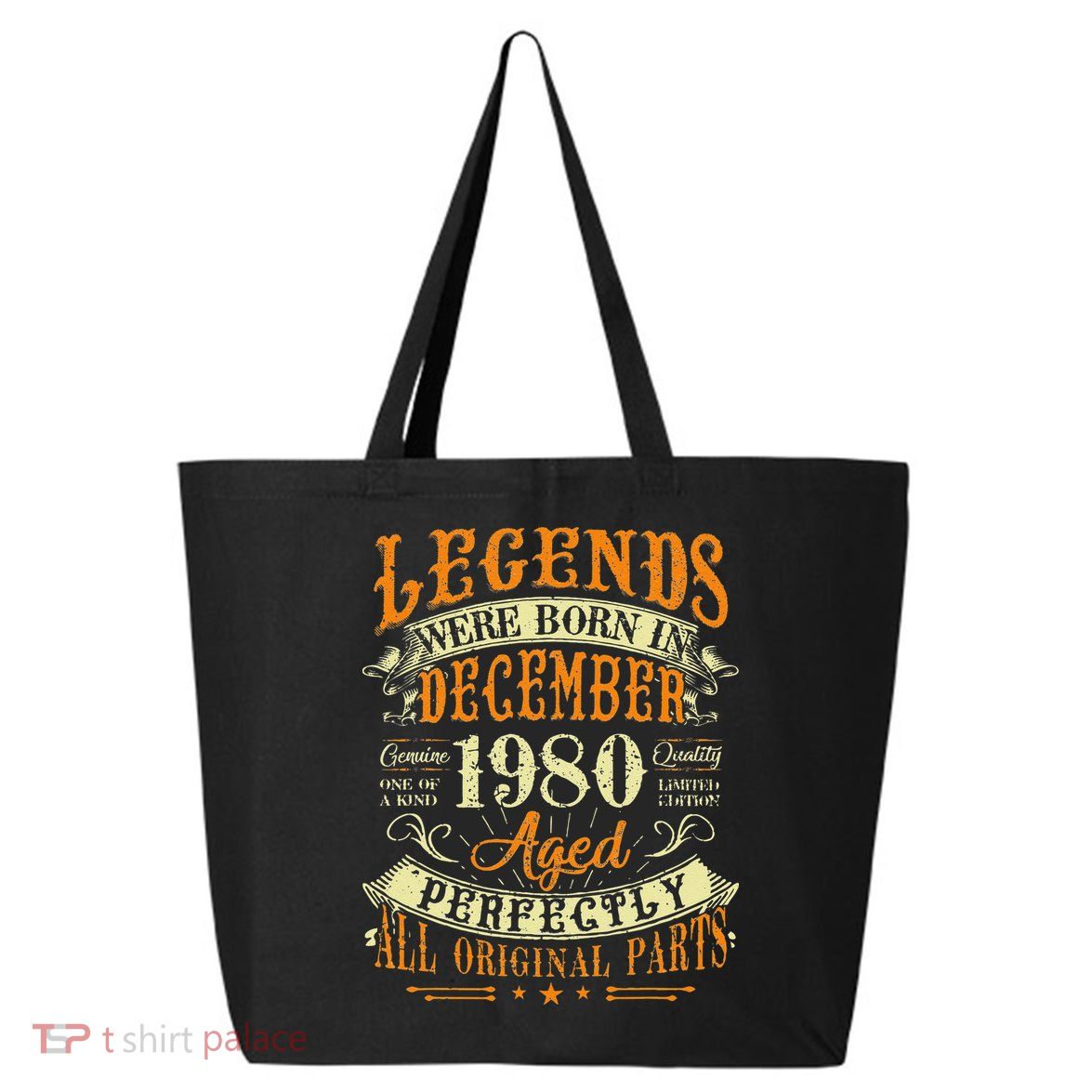 42th Birthday Gift 42 Years Old Legends Born December 1980 25L Jumbo Tote