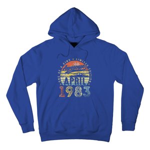 40th Birthday Gift Awesome Since April 1983 Hoodie