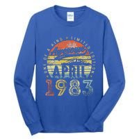 40th Birthday Gift Awesome Since April 1983 Tall Long Sleeve T-Shirt