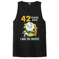 42nd Birthday Humor 42 Years Ago I Was The Fastest PosiCharge Competitor Tank