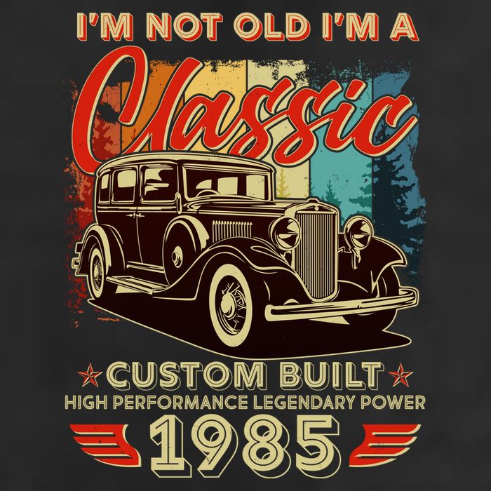 40th Birthday Im Not Old Im A Classic 1985 Custom Built Cool Comfort Performance Bucket Hat