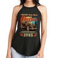 40th Birthday Im Not Old Im A Classic 1985 Custom Built Women's Perfect Tri Rocker Tank