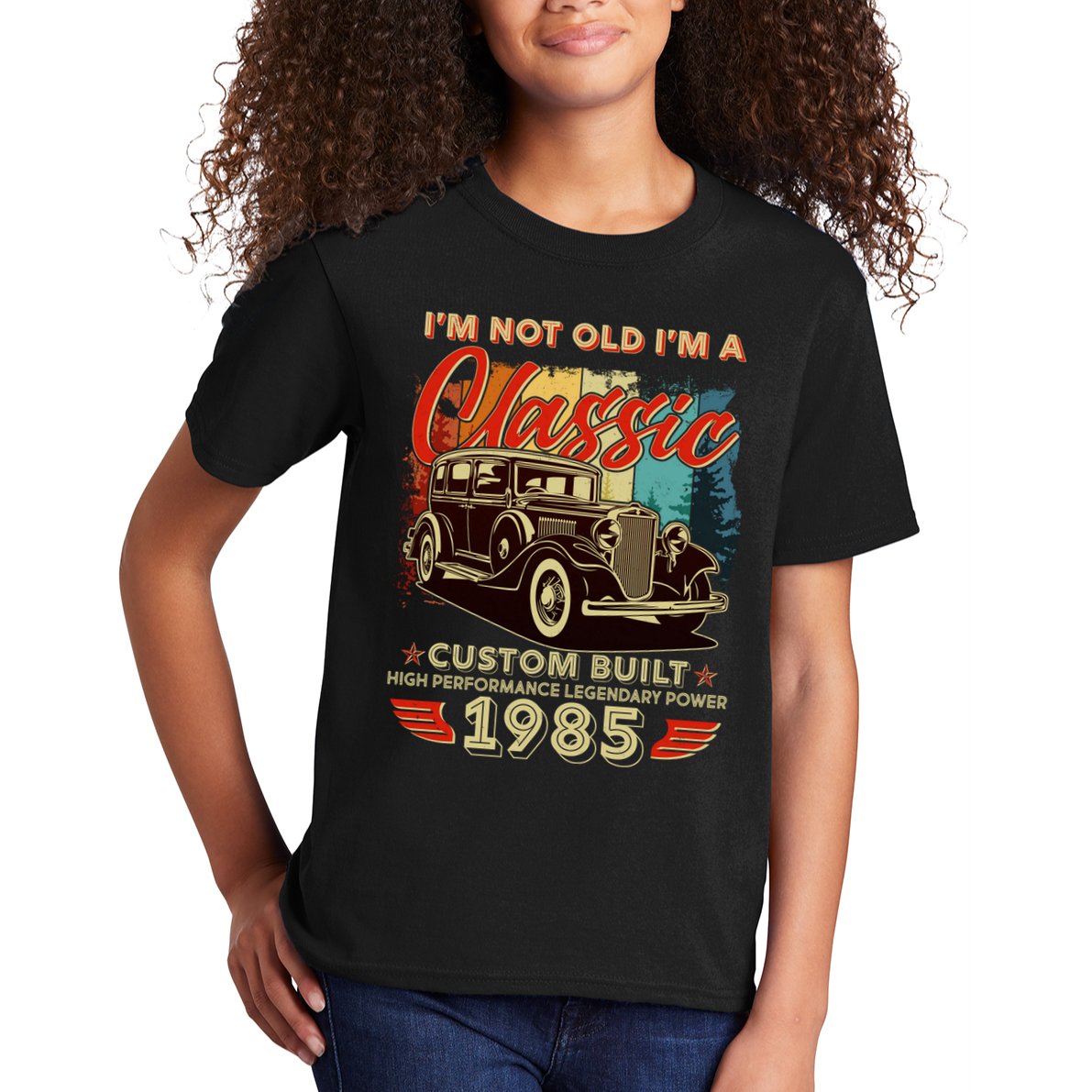 40th Birthday Im Not Old Im A Classic 1985 Custom Built Kids T-Shirt