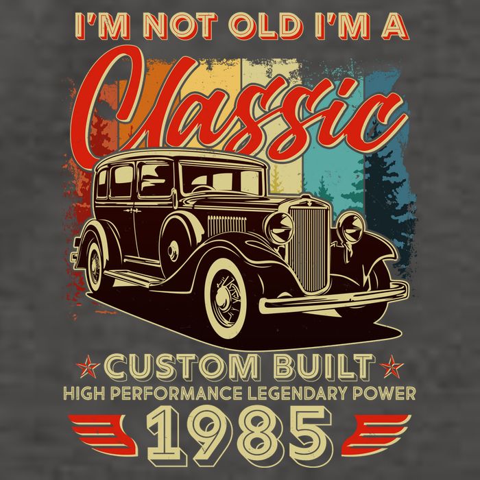 40th Birthday Im Not Old Im A Classic 1985 Custom Built Vector Backpack