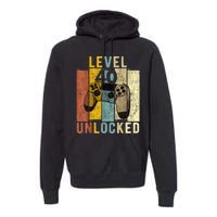  40th Birthday Level 40 Unlocked Video Gamer Premium Hoodie