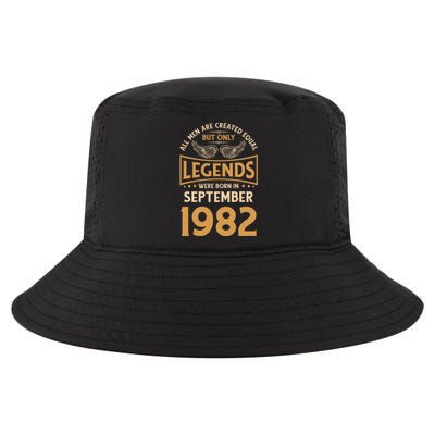 40 Birthday Legends Were Born In September 1982 Meaningful Gift Cool Comfort Performance Bucket Hat