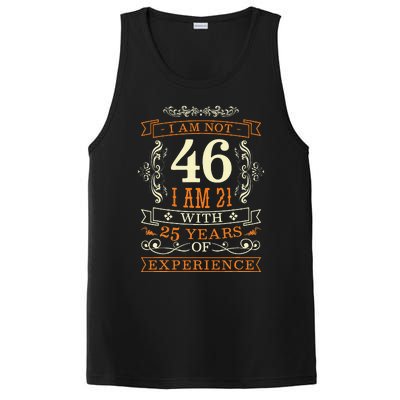 46th Birthday Man Woman 46 Year Old Gift PosiCharge Competitor Tank