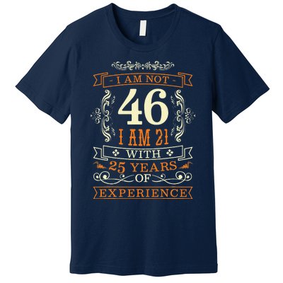 46th Birthday Man Woman 46 Year Old Gift Premium T-Shirt