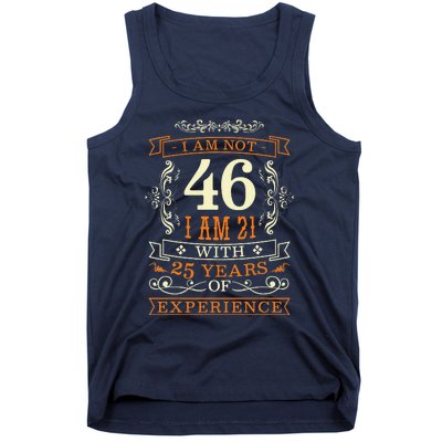 46th Birthday Man Woman 46 Year Old Gift Tank Top