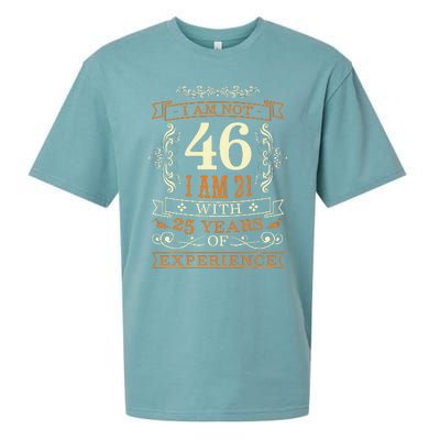 46th Birthday Man Woman 46 Year Old Gift Sueded Cloud Jersey T-Shirt