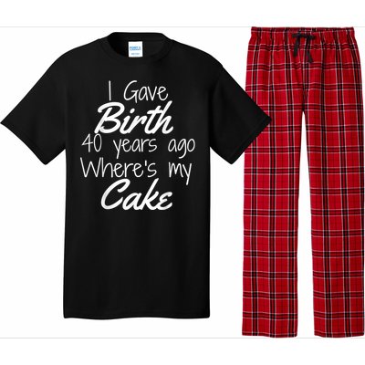 40th Birthday Mom Of 40 Year Old Son Daughter Birthday Pajama Set