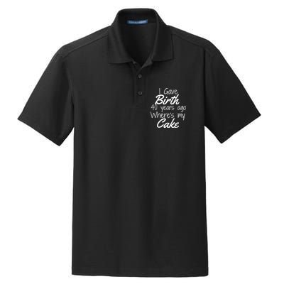 40th Birthday Mom Of 40 Year Old Son Daughter Birthday Dry Zone Grid Polo