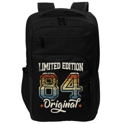 40th Birthday Man Woman 40 Years 1984 Decorative Funny Gift Impact Tech Backpack