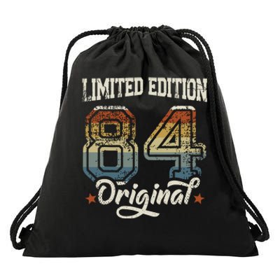 40th Birthday Man Woman 40 Years 1984 Decorative Funny Gift Drawstring Bag