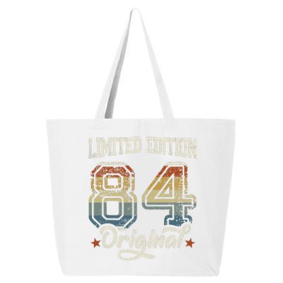 40th Birthday Man Woman 40 Years 1984 Decorative Funny Gift 25L Jumbo Tote