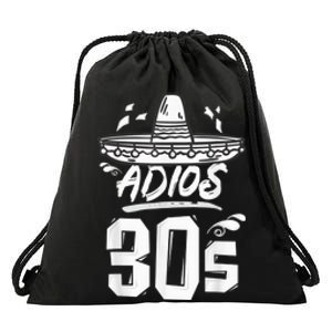 40th Birthday Mexican Party Cinco de Mayo Fiesta Adios 30s Drawstring Bag