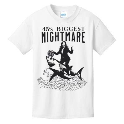 45S Biggest Nightmare Kamala Harris Kids T-Shirt