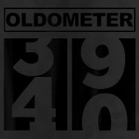 40th Birthday Oldometer 39-40 25L Jumbo Tote