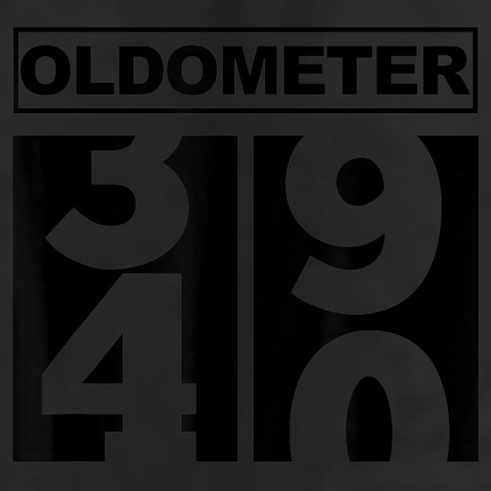 40th Birthday Oldometer 39-40 25L Jumbo Tote