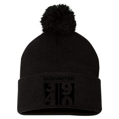 40th Birthday Oldometer 39-40 Pom Pom 12in Knit Beanie