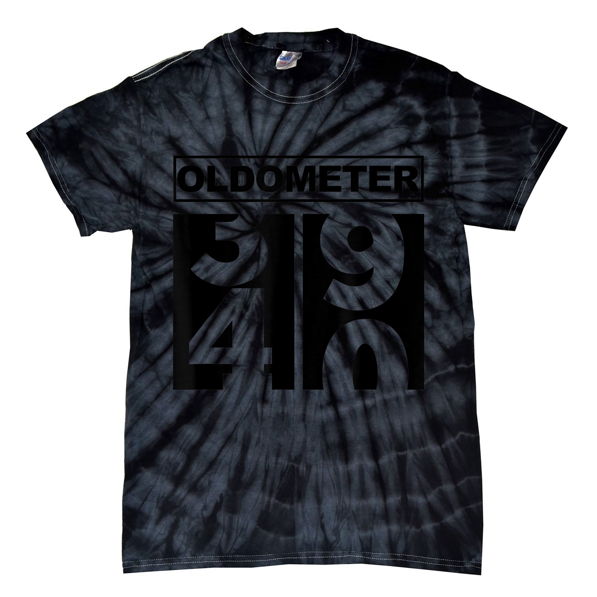 40th Birthday Oldometer 39-40 Tie-Dye T-Shirt
