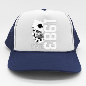 40th Birthday Poker Limited Edition 1983 Trucker Hat