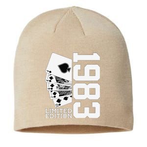 40th Birthday Poker Limited Edition 1983 Sustainable Beanie