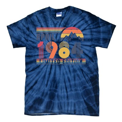 40th Birthday Retro April 1984 Birthday Tie-Dye T-Shirt