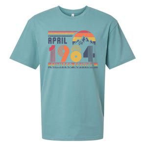 40th Birthday Retro April 1984 Birthday Sueded Cloud Jersey T-Shirt