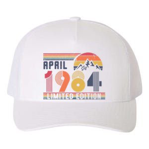 40th Birthday Retro April 1984 Birthday Yupoong Adult 5-Panel Trucker Hat