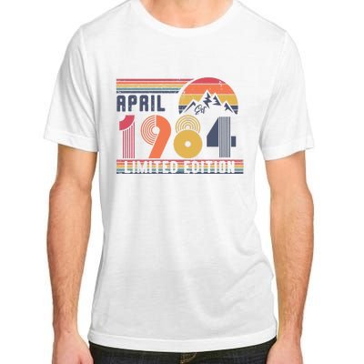 40th Birthday Retro April 1984 Birthday Adult ChromaSoft Performance T-Shirt