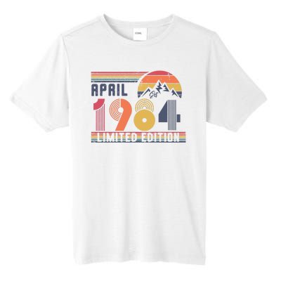 40th Birthday Retro April 1984 Birthday Tall Fusion ChromaSoft Performance T-Shirt