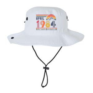 40th Birthday Retro April 1984 Birthday Legacy Cool Fit Booney Bucket Hat