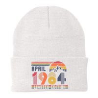 40th Birthday Retro April 1984 Birthday Knit Cap Winter Beanie