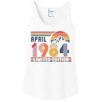 40th Birthday Retro April 1984 Birthday Ladies Essential Tank