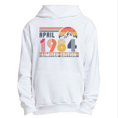 40th Birthday Retro April 1984 Birthday Urban Pullover Hoodie