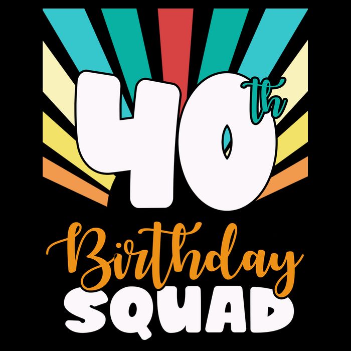 40th Birthday Squad 40 Years Old Wool Snapback Cap
