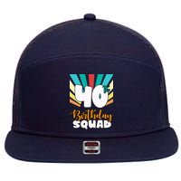 40th Birthday Squad 40 Years Old 7 Panel Mesh Trucker Snapback Hat