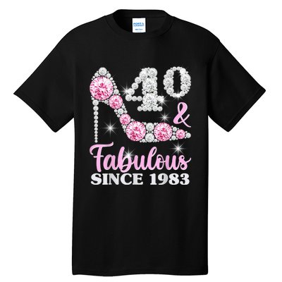 40th Birthday Shirts For Wom.e.n, 40 And Fabulous Since 1983 Tall T-Shirt