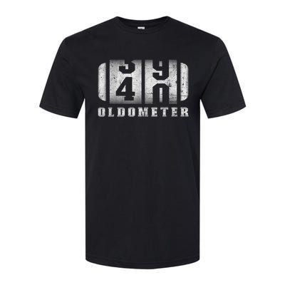 40th Birthday Shirt, 40th Bday Oldometer Shirt, 40 Years Old Softstyle® CVC T-Shirt