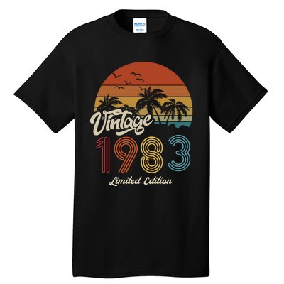 40th Birthday Vintage Limited Edition 1983 Tall T-Shirt