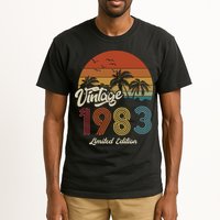 40th Birthday Vintage Limited Edition 1983 Tall T-Shirt